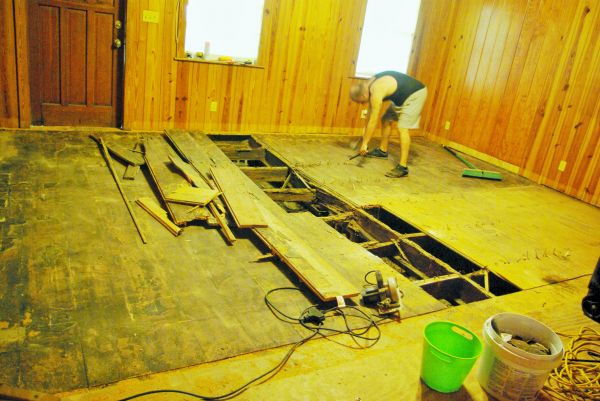 Subfloor Demolition in Brownsburg