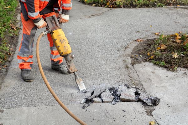 Concrete Sidewalk Removal in Brownsburg