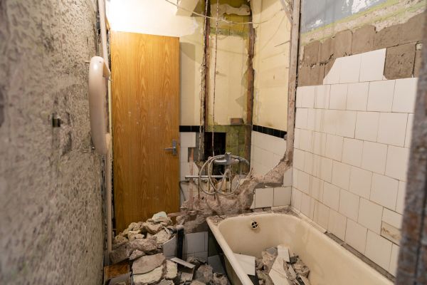 Shower Tile Demolition in Brownsburg